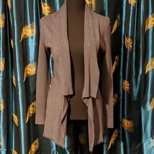 WHBM open cardigan w/pockets